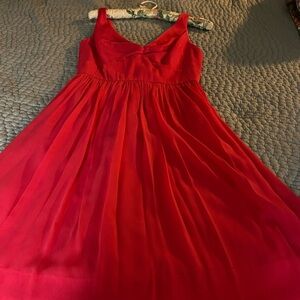 J. Crew Vibrant Poppy Red Dress